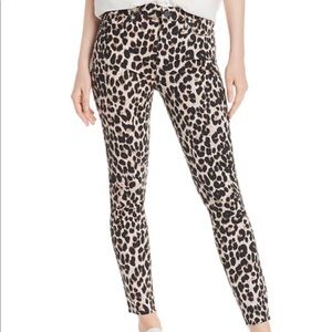 PAIGE Leopard High Waist Skinny Jeans Size 24